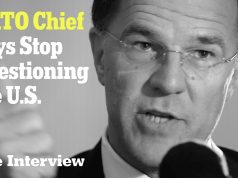 NATO’s Chief Explains Why He’s a Trump Fan