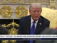 President Trump meeting with the Secretary General of NATO