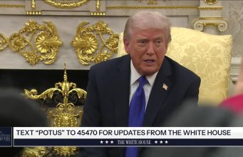 President Trump meeting with the Secretary General of NATO