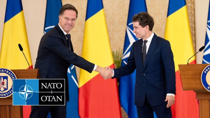 NATO Secretary General with the President of Romania, Nicușor Dan